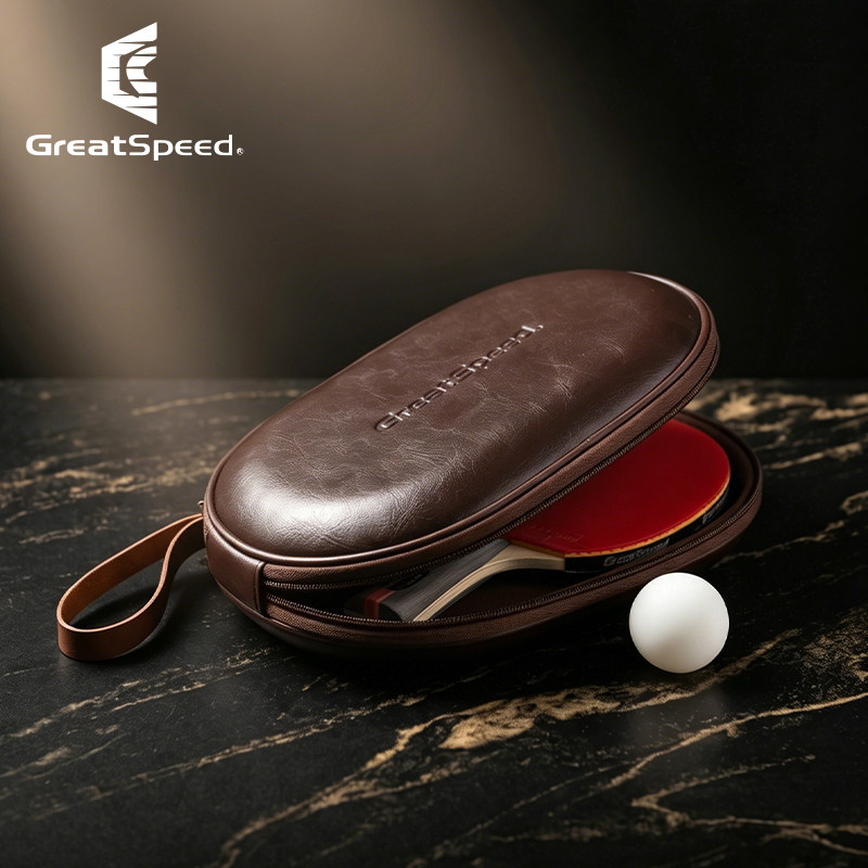 Table Tennis Athlete - Tas Olahraga Tenis Meja Kulit Asli
