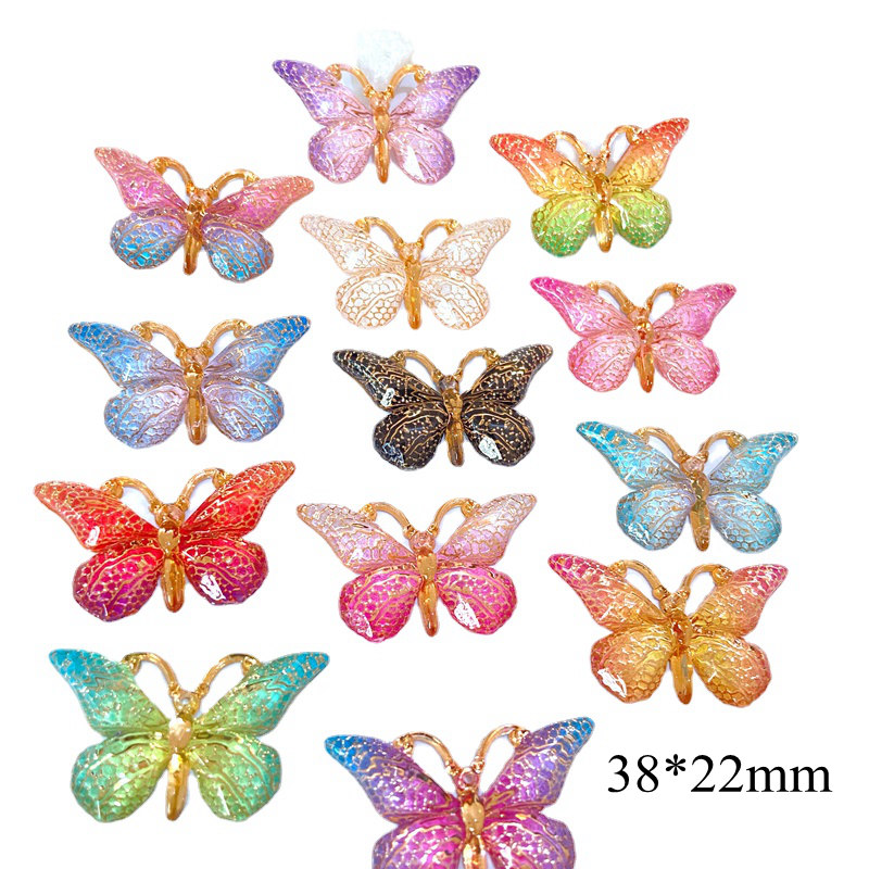 Butterfly Rubber Sheet - 10 Buah Aksesori Plannar Kupu-kupu Baru