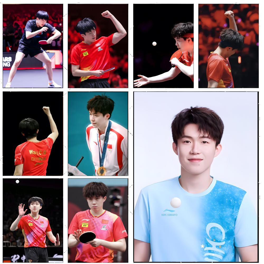 Table Tennis Champion - Poster Juara Tenis Meja Wang Chuqin