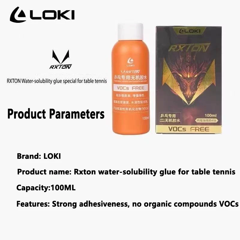 LOKI Lem Berbasis Air 100ml Le - Table Tennis Club ulasan dan harga