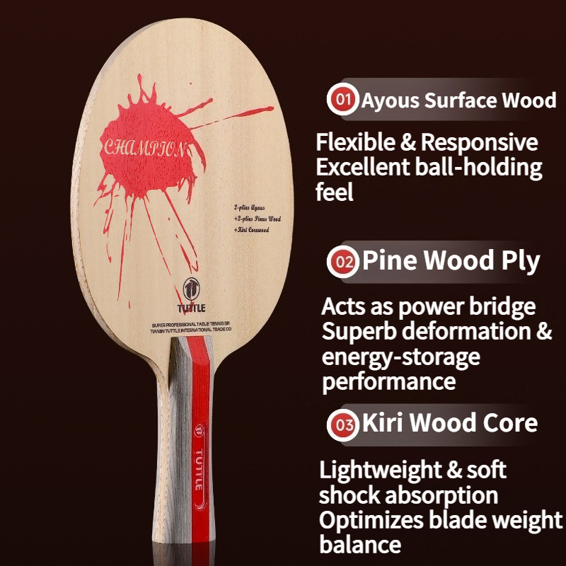 TUTTLE Champion Road Raket Ten - Table Tennis Champion ulasan dan harga