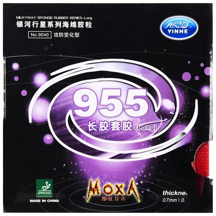 YINHE QING 955 Pips-long Karet - Table Tennis Club ulasan dan harga