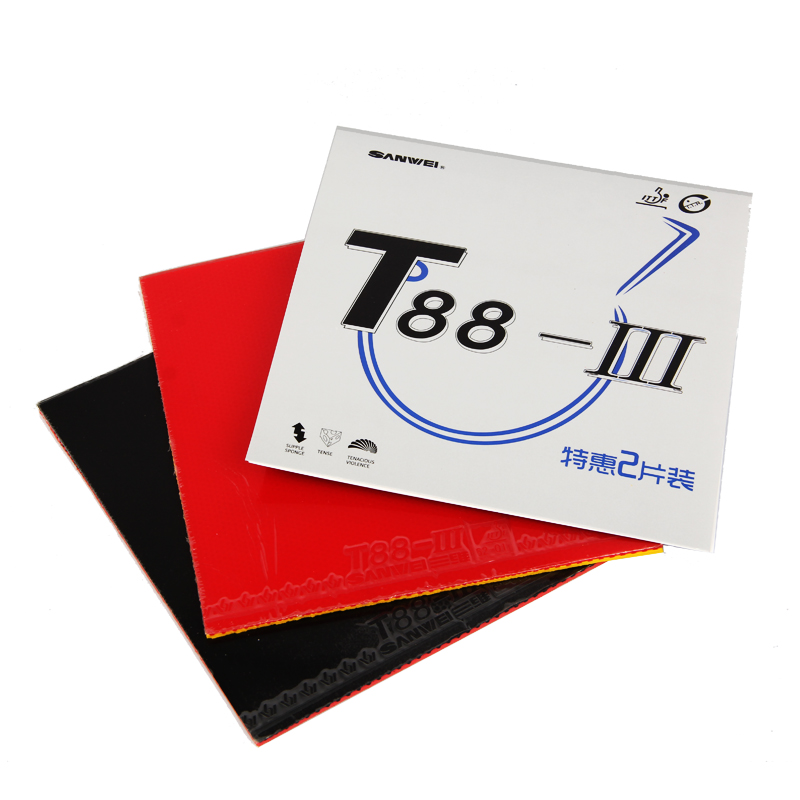 SANWEI T88-3 karet tenis meja  - Table Tennis Spin ulasan dan harga