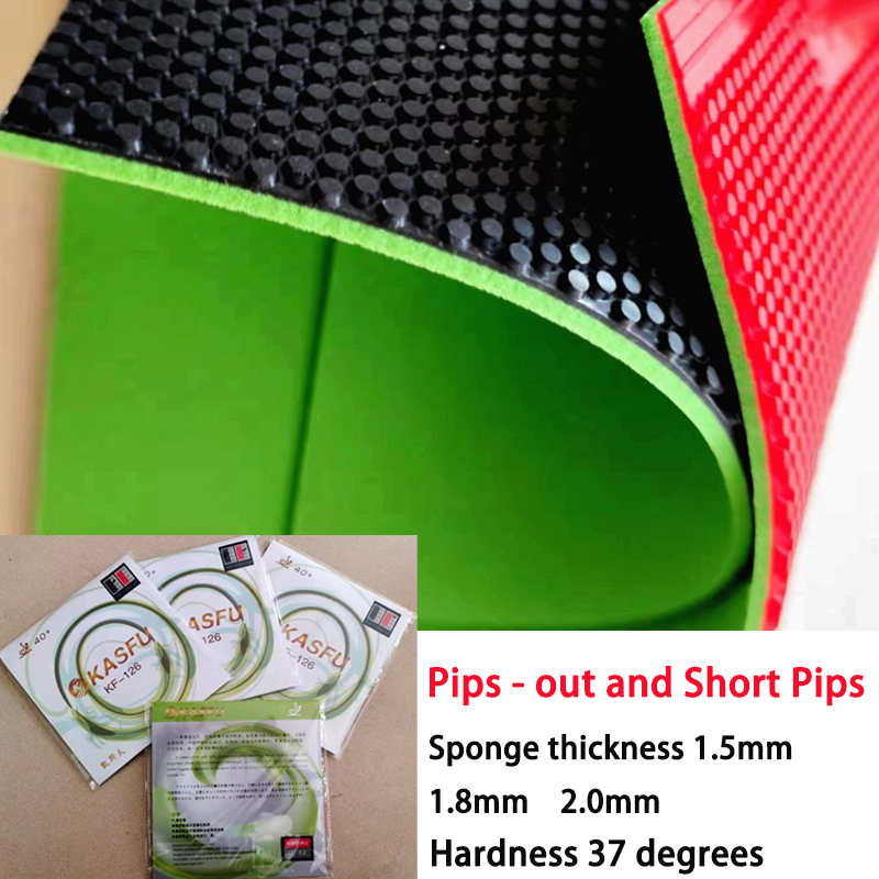 KASFU KF-126 Pips Lembaran Kar - Table Tennis Spin ulasan dan harga