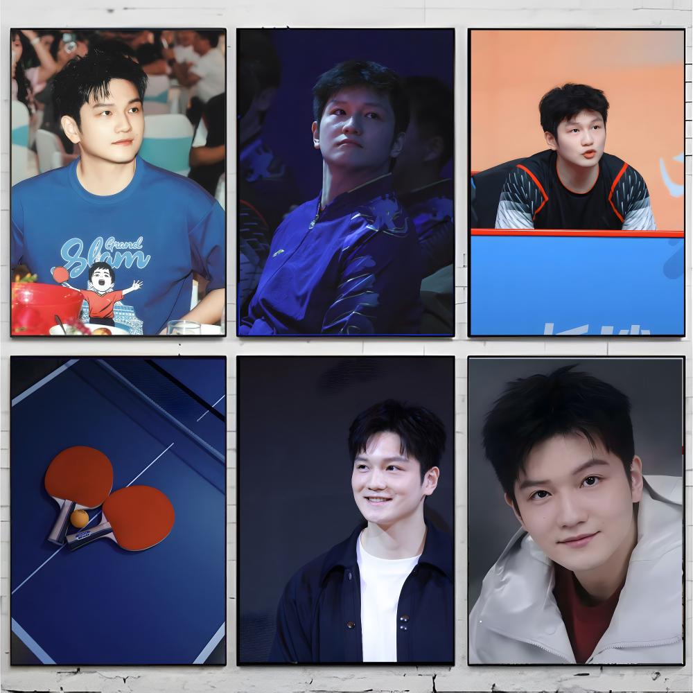 Poster Atlet Tenis Meja Fan Zh - Table Tennis Zhendong ulasan dan harga