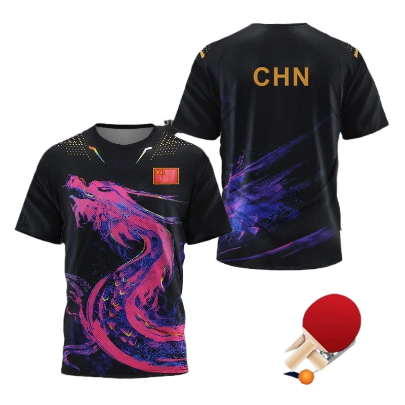 Kaus Grafis Tenis Meja CHINA D - Table Tennis Shorts ulasan dan harga