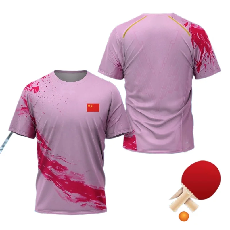 Kaus Grafis Tenis Meja CHINA D - Table Tennis Shorts ulasan dan harga
