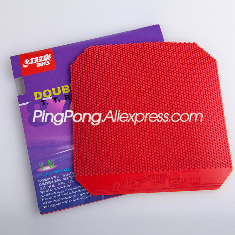 Karet Tenis Meja DHS 874 Pips- - Table Tennis Spin ulasan dan harga